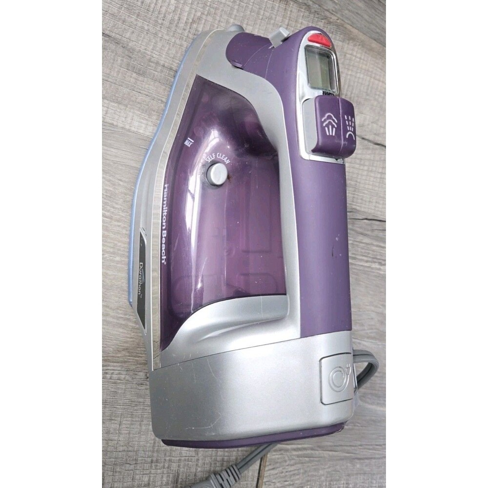 Hamilton Beach Durathon Digital Retractable Cord Iron Model 19902R Works Great